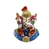 Statueta Ganesh multicolor, metal emailat, 8cm - model 1