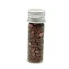 Sticla cu cristale naturale de jasp rosu, mica - 4cm