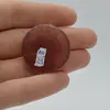 Cabochon aventurin rosu 30x30x6mm A51