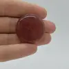 Cabochon aventurin rosu 30x30x6mm A51