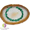 Bratara malachit oval 6-8mm si argint 925
