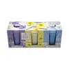 Set 3 lumanari parfumate Lenjerie proaspata + Vanilie + Lavanda, Aromaland, 420g