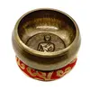 Bol tibetan cantator Nepal cu perna colorata - Buddha Medicine, 10cm