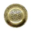Bol tibetan cantator Nepal cu perna colorata - Silaba OM, 10cm