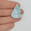 Cabochon larimar 29x21x7mm A21, imagine 2