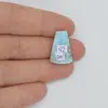 Cabochon larimar 20x13x6mm A101, imagine 2