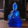 Statueta Feng Shui Buddha Medicine albastru, Liu Li, imagine 3