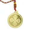 Pandantiv amuleta Feng Shui Kalachakra Stupa si Dublu Dorje + snur, imagine 2