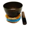 Bol tibetan cantator Nepal cu perna colorata - Silaba Aum (OM), 12,5cm, Dimensiune: 12,5cm