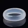 Inel circular din agat transparent 17-18mm, imagine 2