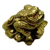 Statueta Feng Shui Broasca cu pepite din bronz - 6cm, imagine 3