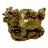 Statueta Feng Shui Broasca dragon cu testoasa, 5,2cm