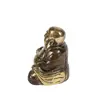 Statueta Feng Shui Buddha din bronz - 5cm, imagine 2