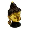 Statueta Feng Shui Cap Buddha din bronz - 23cm, imagine 2
