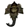 Statueta Feng Shui Ganesh din bronz, pentru perete - 32cm, imagine 2