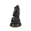 Statueta Feng Shui Ganesh pe lotus bronz - 11cm, imagine 2