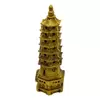 Statueta Feng Shui Pagoda cu 7 niveluri din rasina 16cm