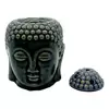 Vas aromaterapie din ceramica cu model Buddha, mare - albastru-cenusiu, imagine 2