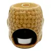 Vas aromaterapie din ceramica cu model Buddha, mic - maro, imagine 2