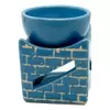 Vas aromaterapie din ceramica, zid bleu