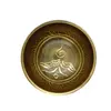 Bol tibetan cantator Nepal cu perna colorata - Ochii lui Buddha, 7cm, imagine 2