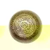 Bol tibetan cantator Nepal cu perna colorata - Ochii lui Buddha, 7cm, imagine 4