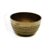 Bol tibetan cantator Nepal cu perna colorata - Ochii lui Buddha, 8cm, imagine 3