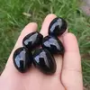 Ou din Obsidian negru, mic - 23mm