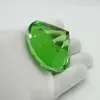 Cristal decorativ din sticla K9, diamant, mare - 6cm, verde, imagine 3