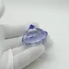 Cristal decorativ din sticla K9, diamant, mediu - 4cm, albastru, imagine 3