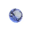 Cristal decorativ din sticla K9, diamant, mediu - 4cm, albastru