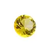 Cristal decorativ din sticla K9, diamant, mediu - 4cm, galben