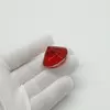 Cristal decorativ din sticla K9, diamant, mic - 3cm, rosu, imagine 3