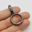 Inel circular din hematit 20mm