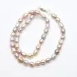 Colier perle de cultura lunguiete 7-9mm, roz