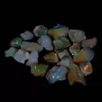 Opal de foc brut, Etiopian - lot 5 grame, imagine 2