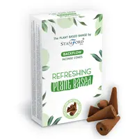 Conuri parfumate pe baza de plante Refreshing, 12 bucati, Backflow