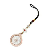 Amuleta Feng Shui Zodiac cu cele 8 simboluri norocoase si Dubla Dorja pentru protectie si bunastare