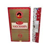 Betisoare parfumate Ppure Nag Champa 15g (Rosu)