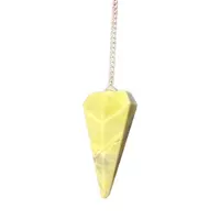 Pendul radiestezie din jad serpentin, Piatra Infinitului, 4cm