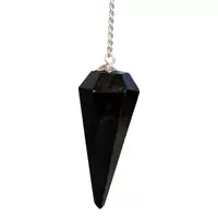 Pendul radiestezie din obsidian negru, 4cm