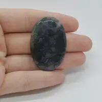Cabochon Agat Moss 43x29x5mm C55