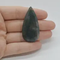 Cabochon Agat Moss 48x24x7mm C45