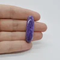 Cabochon Charoit 37x11x7mm C34 Cabochon Charoit 37x11x7mm C34