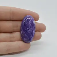 Cabochon Charoit 38x21x7mm C47