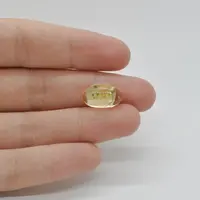 Cabochon Citrin 15x9x5mm C46