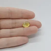 Cabochon Citrin 12x9x5mm C207