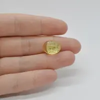 Cabochon Citrin 15x11x6mm C288