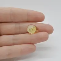 Cabochon Citrin 15x12x4mm C332