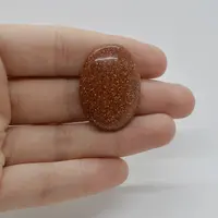 Cabochon Goldstone Maro 32x23x6mm C58